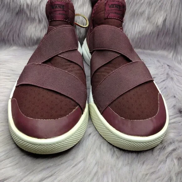 Vans Ultrarange Gore Slip On Sneakers Women's Size 10 Burgundy - Picture 4 of 8